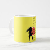 MUG INSPIRER LA FEMME FIDÈLE WARRIOR TOUTE COULEUR (Devant gauche)