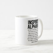Mug Inspirer l'alphabet (Devant droit)