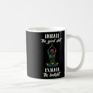 Mug Inspirez Bien Exhalez Taureau Yoga Citations Médit