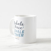 Mug Inspirez la paix, expirez le pouvoir – Coach en tr (Devant gauche)
