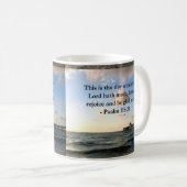 MUG INSPIRING PSALM 118:24 VERSE (Devant droit)