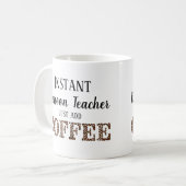 Mug Instant Bassoon Teacher Ajoute Juste De La Musique (Devant gauche)