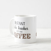 Mug Instant Cello Enseignant Juste Ajouter Coffee Musi (Devant gauche)