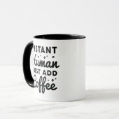 Mug Instant humain juste ajouter du café (Devant gauche)
