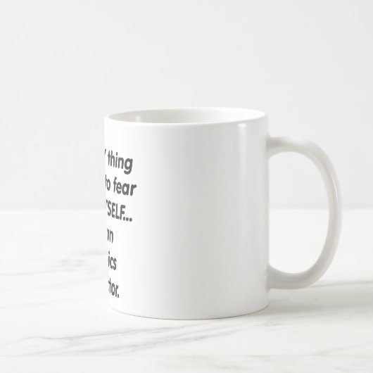 Mug instructeur d'aérobic de crainte (Droite)