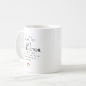 Mug Instructeur d'art incroyable difficile à trouver P (Devant gauche)