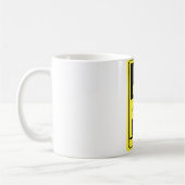Mug Instructeur d'avertissement de soins de caféine (Gauche)