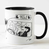 Mug Instructeur de conduite ou examinateur Dessin de M