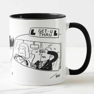 Mug Instructeur de conduite ou examinateur Dessin de M