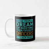 Mug Instructeur de danse Danser Enseignant Danseuse (Gauche)