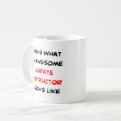 Mug instructeur de karaté, génial (Devant gauche)