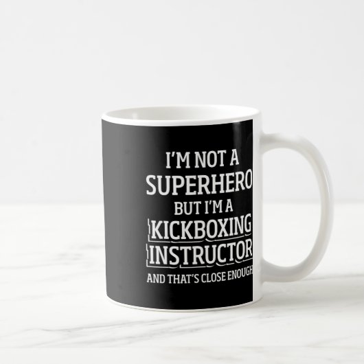 Mug Instructeur de kickboxing Entraînement de kick box (Droite)