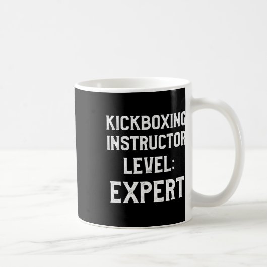 Mug Instructeur de kickboxing Entraînement de kick box (Droite)