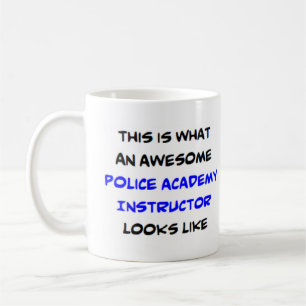 Mug instructeur de l'académie de police, génial