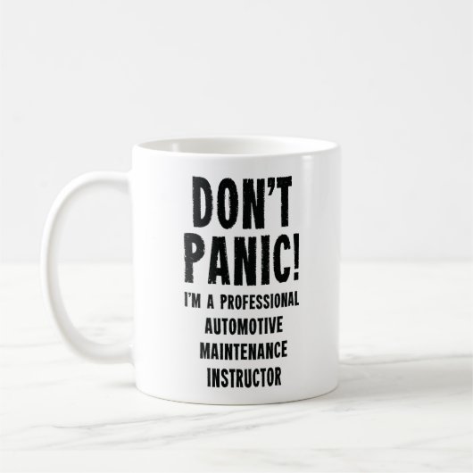 Mug Instructeur de maintenance automobile (Gauche)