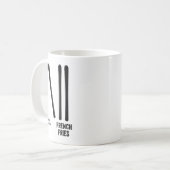 Mug Instructeur De Ski Pizza Et Français Fries Comment (Devant gauche)