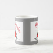 Mug Instructeur de yoga---Chiffre de bâton de position (Centre)