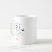 Mug Instructeur de yoga incroyable difficile à trouver (Devant gauche)