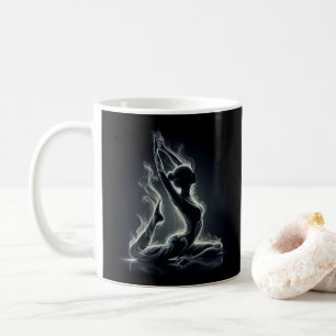 Mug Instructeur de Yoga Reiki Pose du Roi Pigeon sur u