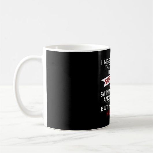 Mug Instructeur et maître nageur de natation (Gauche)