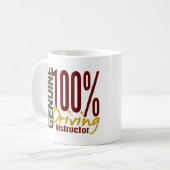 Mug Instructeur véritable d'entraînement (Devant gauche)