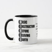 Mug Instruction de base avant de quitter la Terre BIBL (Gauche)