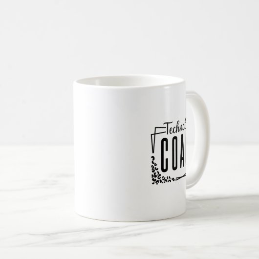 Mug Instructional Technology Coach Cool Design For Tea (Devant droit)
