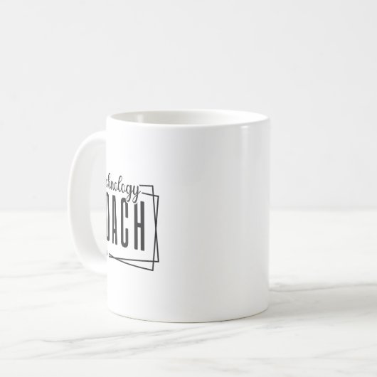 Mug Instructional Technology Coach Cool Design For Tea (Devant gauche)