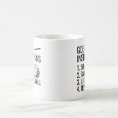 Mug Instructions de golf (Centre)