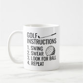 Mug Instructions de golf (Gauche)