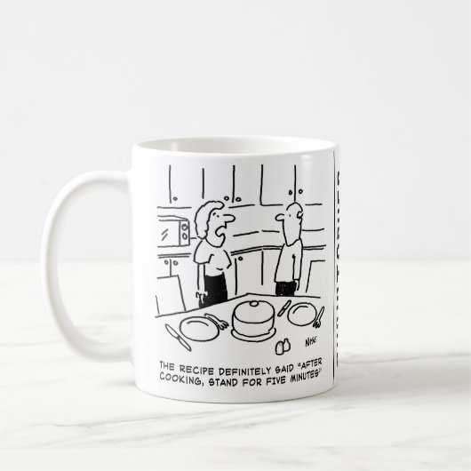 Mug Instructions pour la recette Cuisine suivie dans u (Gauche)