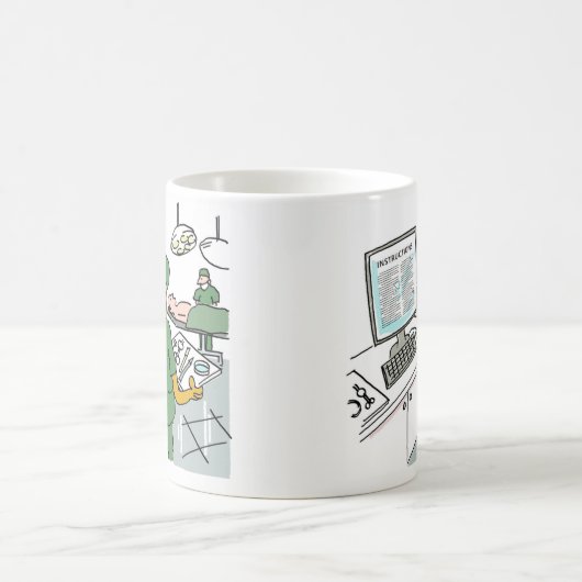 Mug Instructions pour la vérification des chirurgiens  (Centre)
