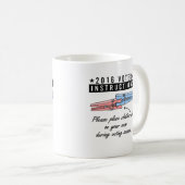 Mug INSTRUCTIONS POUR LES ÉLECTEURS DE 2016 - Placez u (Devant droit)
