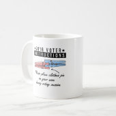 Mug INSTRUCTIONS POUR LES ÉLECTEURS DE 2016 - Placez u (Devant gauche)