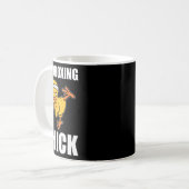 Mug Instructrice de kickboxing drôle Kickboxing Chick (Devant gauche)