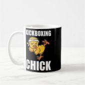 Mug Instructrice de kickboxing drôle Kickboxing Chick (Gauche)