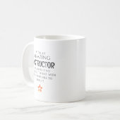 Mug Instructrice incroyable difficile à trouver Cadeau (Devant gauche)