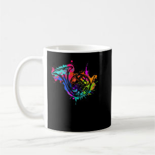 Mug Instrument de corne de musicien français coloré3