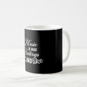 Mug Instrument de musique Musicien sonore Idée cadeau (Devant droit)