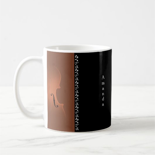 Mug Instrument de musique violon (Gauche)
