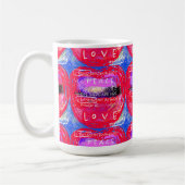 Mug Instrument de paix - Art numérique Abstrait. (Gauche)