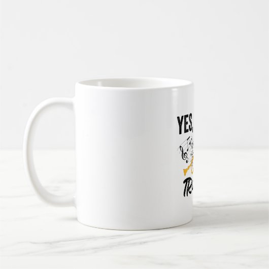 Mug Instrument musical de trompette| Cadeau de bande d (Gauche)