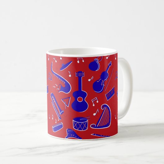 Mug Instruments de musique (Devant droit)