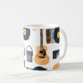 Mug Instruments de musique : aquarelle transparente (Devant droit)