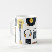 Mug Instruments de musique : aquarelle transparente (Devant gauche)