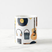 Mug Instruments de musique : aquarelle transparente (Centre)