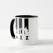 Mug Instruments de musique jazz (Devant gauche)