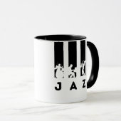 Mug Instruments de musique jazz (Devant droit)