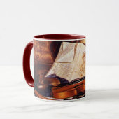 Mug Instruments de musique Peinture Cadeaux (Devant gauche)