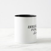 Mug Insufishent finance le logo (Centre)